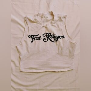 True Religion Cutoff tank top